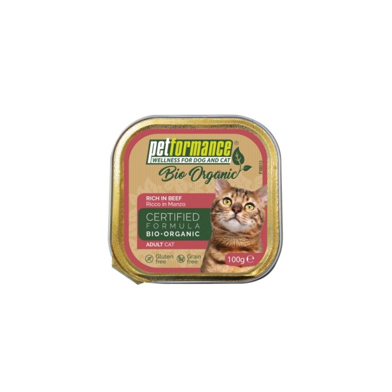 BIO-ORGANIC UMIDO GATTO-MANZO 100GR-BLISTER 17pz