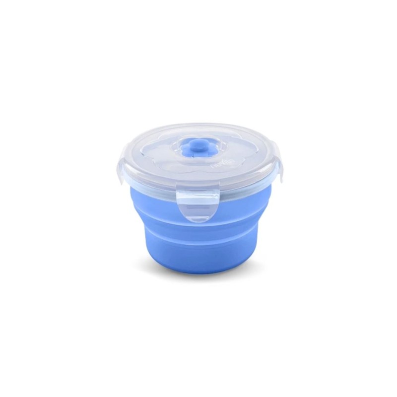 Contenitore pieghevole in silicone 540ml - Blu