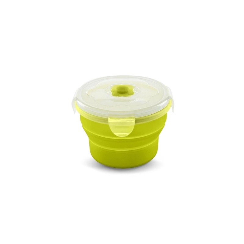 Contenitore pieghevole in silicone 540ml - Verde